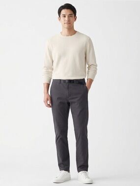 Muji Men’s Dark Grey Chinos Business Casual Pants Size M 30x30